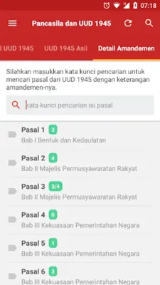 Pancasila dan UUD 1945 android App screenshot 0