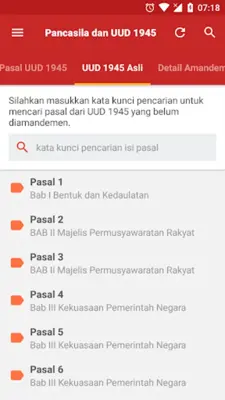 Pancasila dan UUD 1945 android App screenshot 1