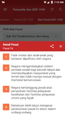 Pancasila dan UUD 1945 android App screenshot 3