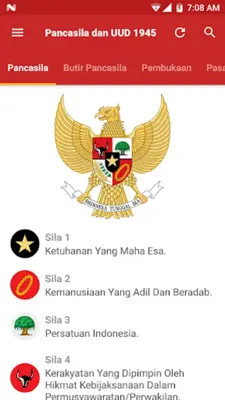 Pancasila dan UUD 1945 android App screenshot 6